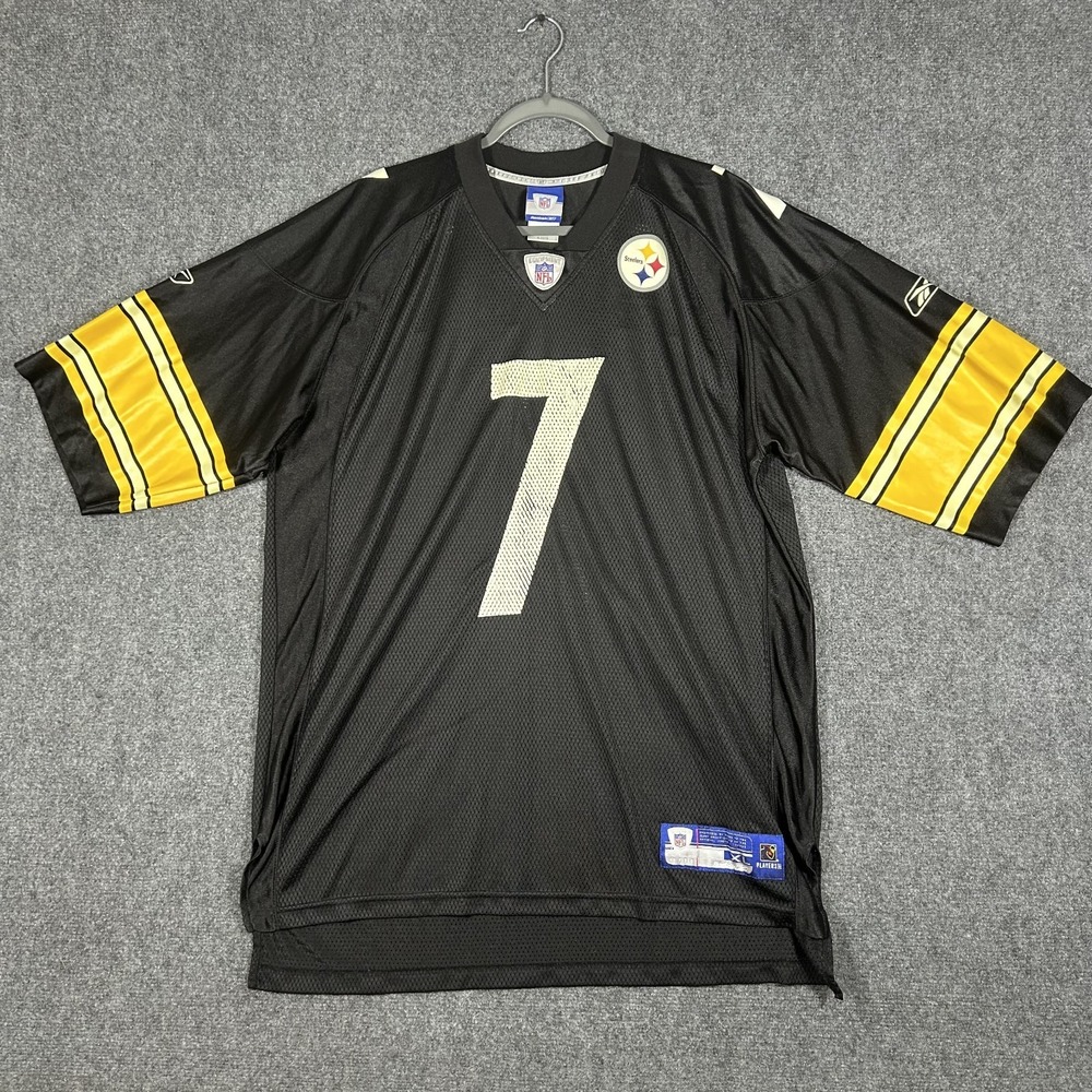 Y2k Pittsburgh Steelers Football Jersey Mens XL NFL Reebok Roethlisberger #3454